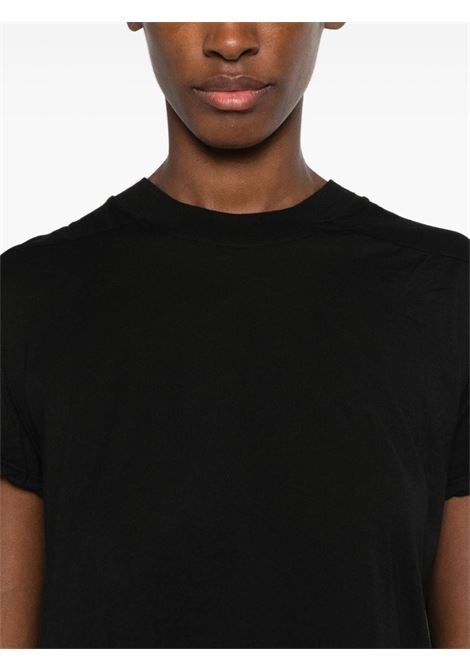 T-shirt Level T crop in nero - donna RICK OWENS DRKSHDW | DS01D1207BH09